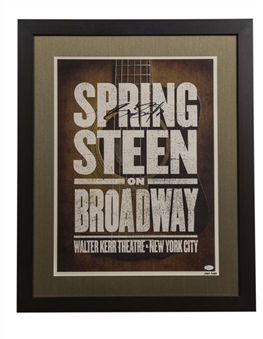 Bruce Springsteen "On Broadway" Signed 18x24" Framed Concert Litho (JSA)